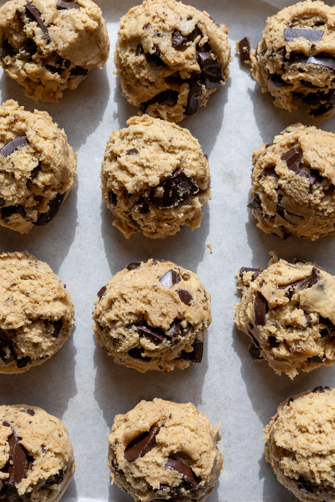 chocolate chip cookie dough