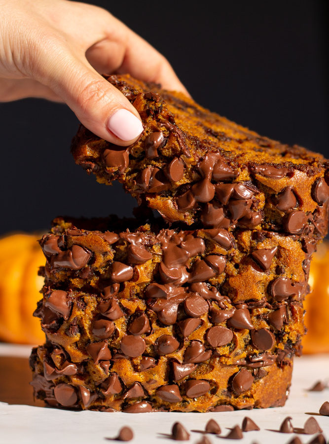 chocolate chip pumpkin bread