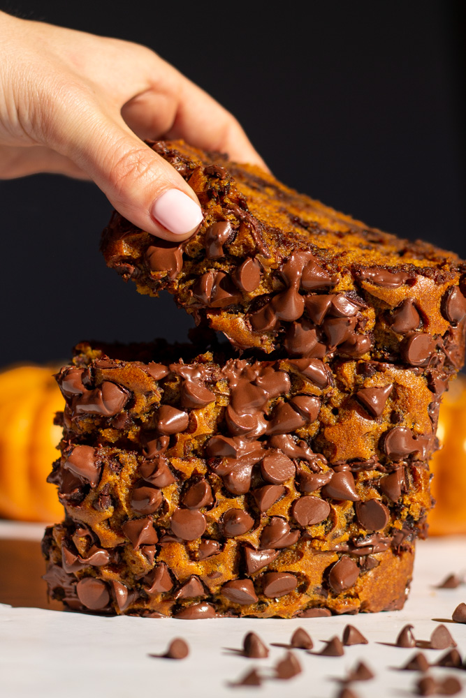 chocolate chip pumpkin bread