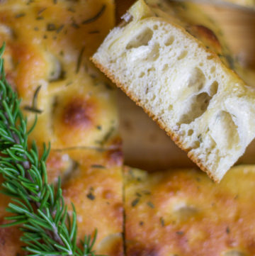 rosemary sourdough focaccia