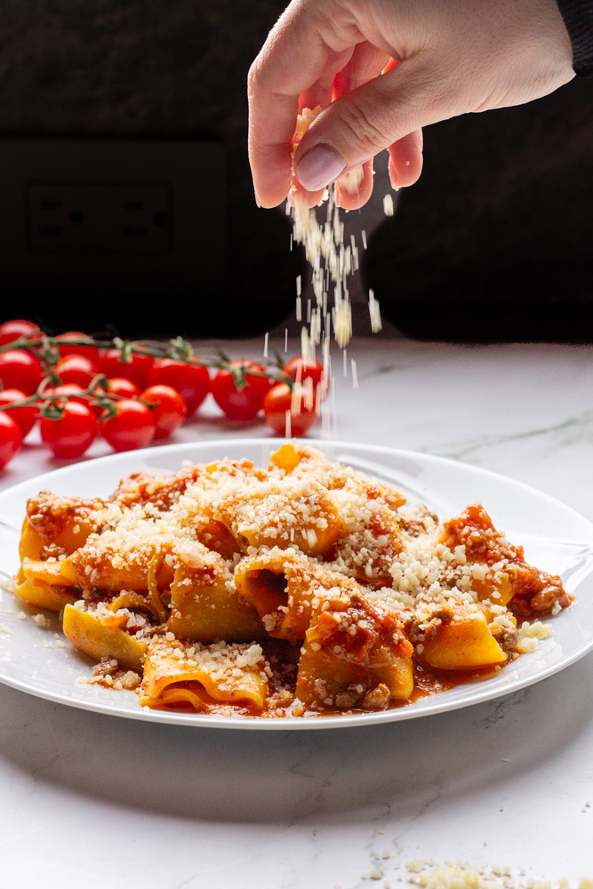 Bolognese with Rigatoni