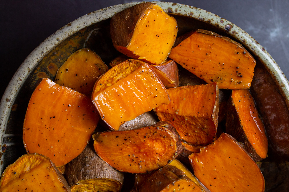 roasted sweet potatoes