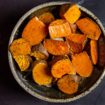 roasted sweet potatoes