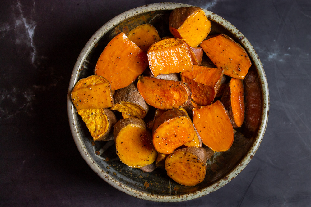 roasted sweet potatoes