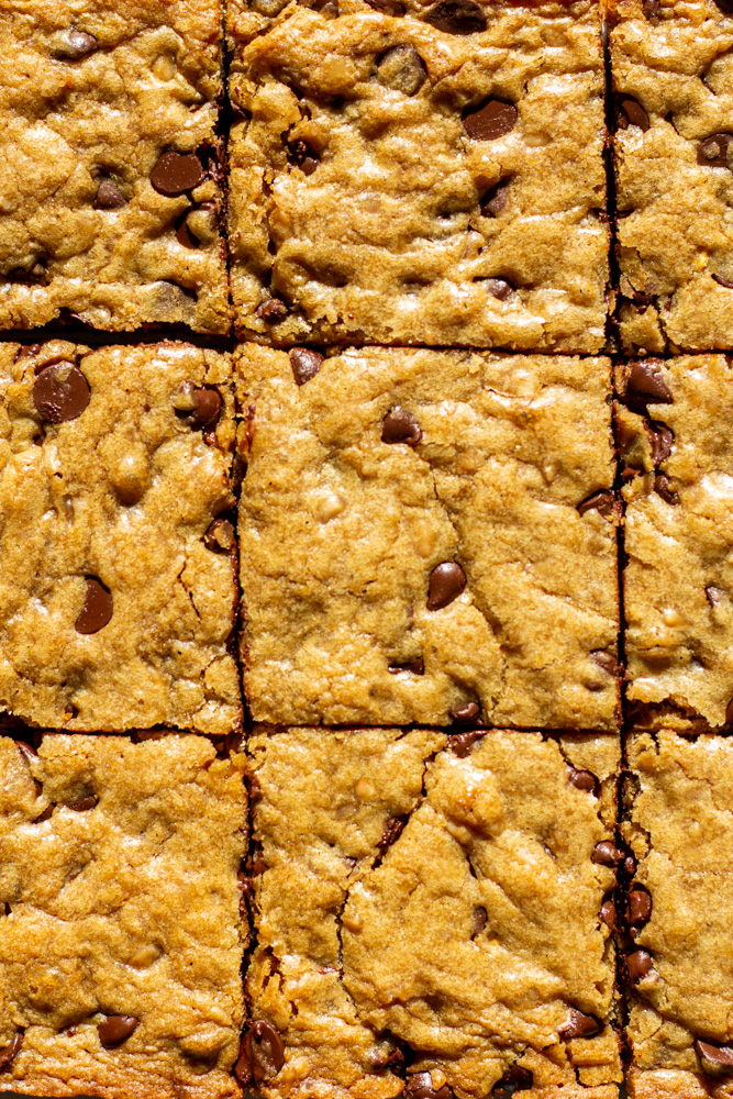 brown butter toffee blondies