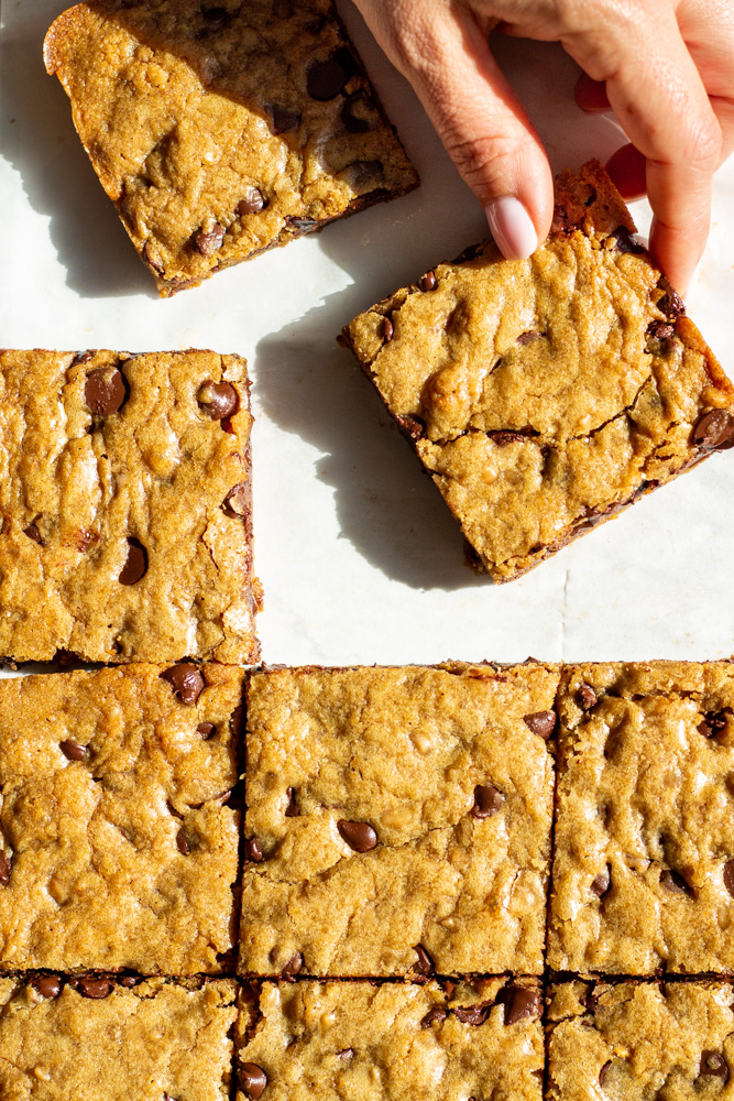 brown butter toffee blondies