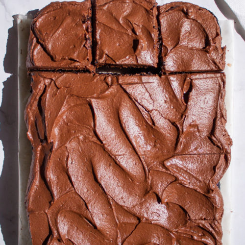 Chocolate Sheet Cake - The Toasty Kitchen
