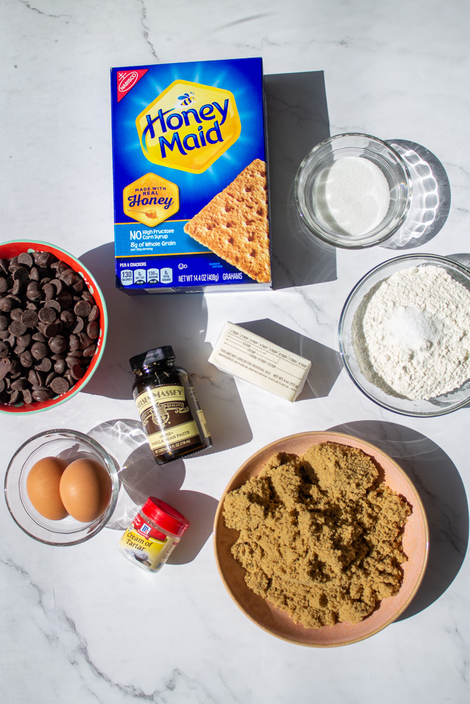 s'mores brownies ingredients