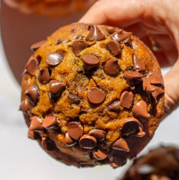 pumpkin chocolate chip muffins