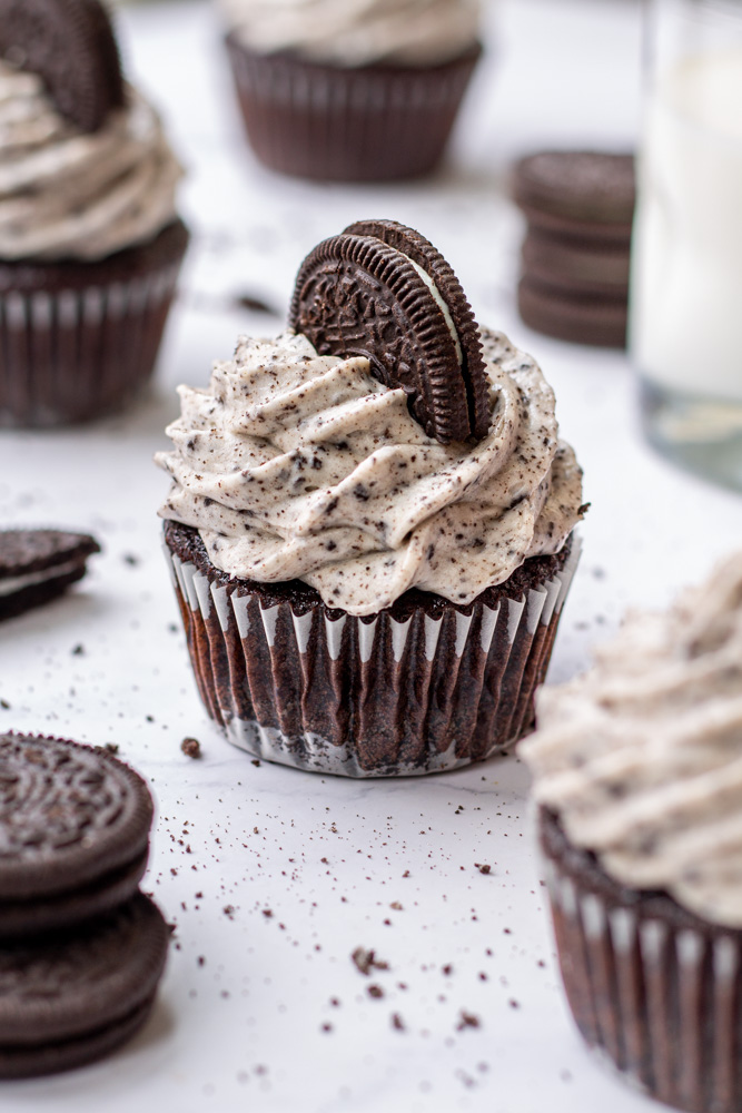 Cookies and Cream Cupcakes - Kitchen-by-the-Sea