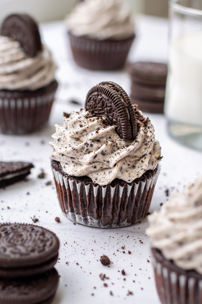 Cookies and Cream Cupcakes - Kitchen-by-the-Sea