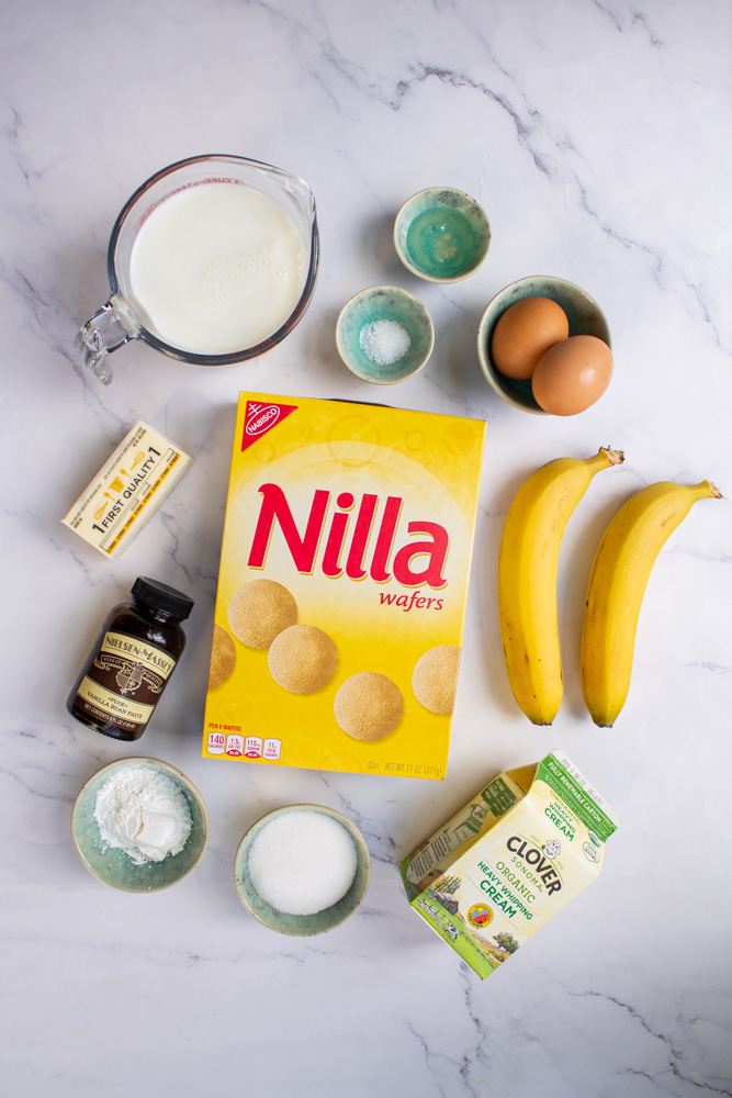 banana pudding ingredients