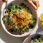 Kale Salad with Garlic Breadcrumbs