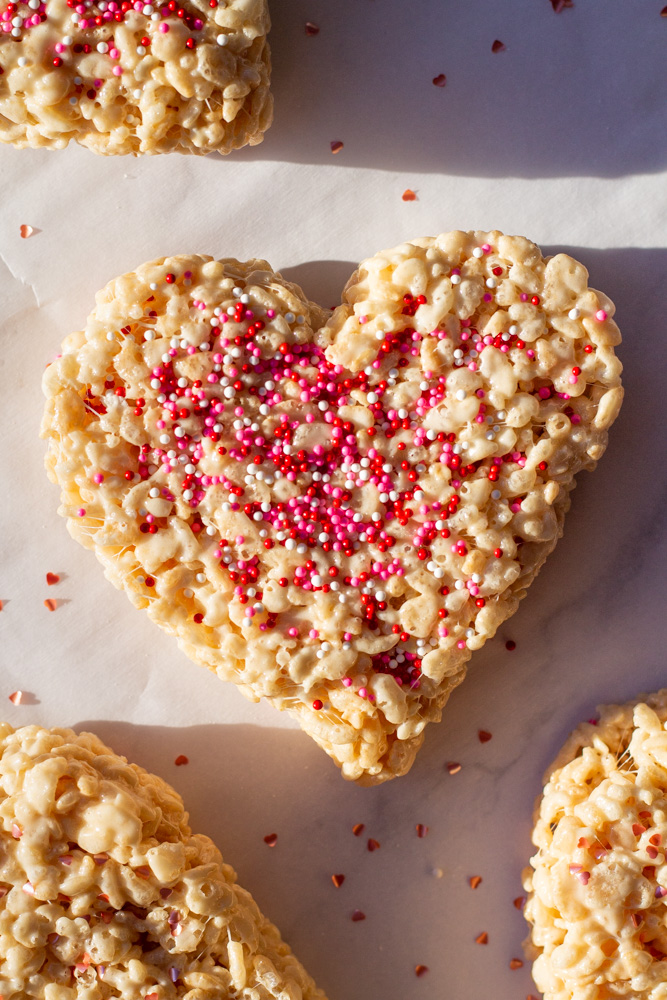 Valentine's Rice krispie treats