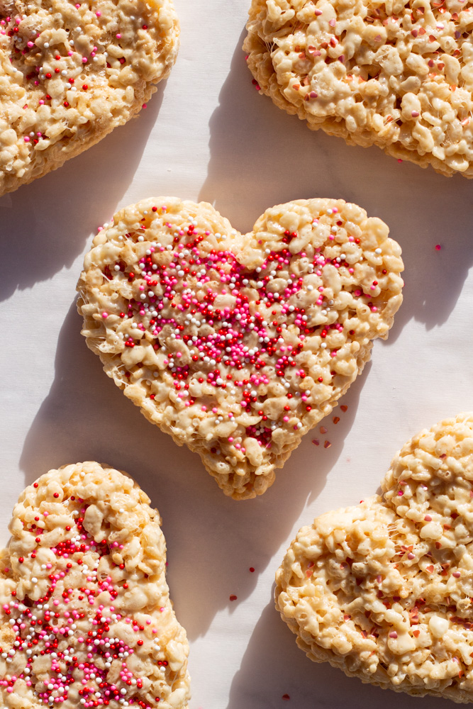 Valentine's Rice krispie treats