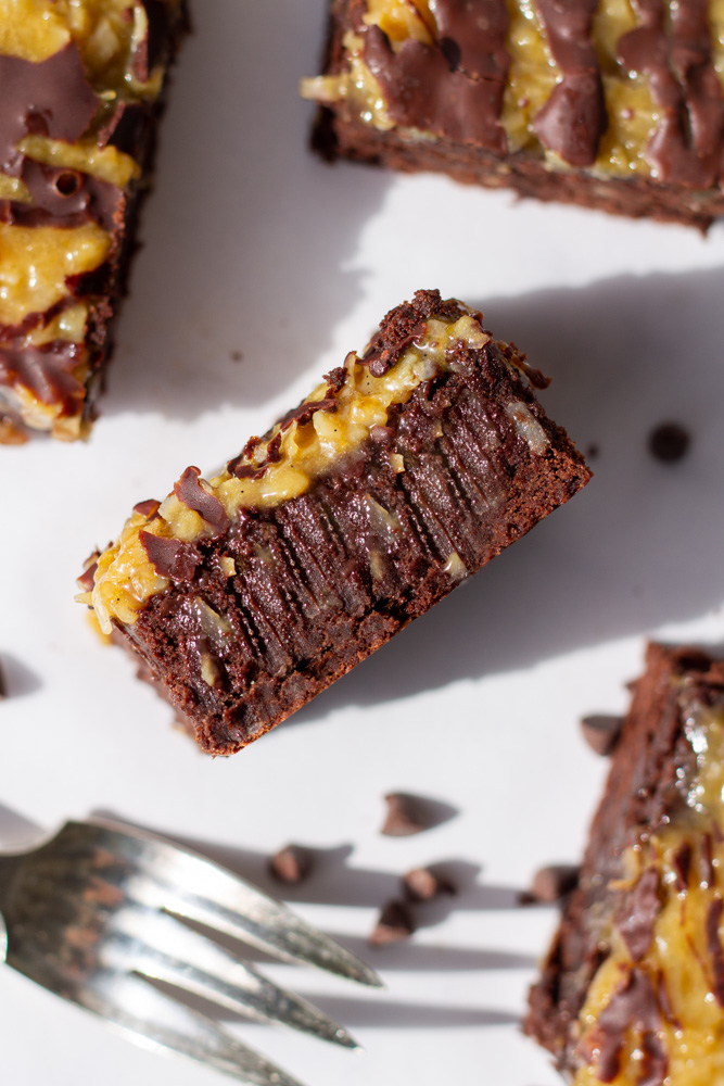 german chocolate brownies