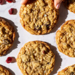 cherry toffee oatmeal cookies