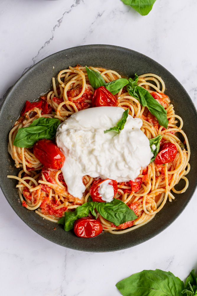 Pasta Pomodoro with Burrata