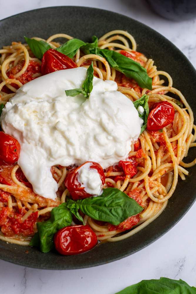 Pasta Pomodoro with Burrata