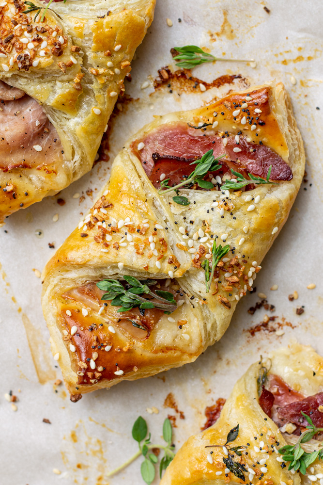 ham and cheese puff pastry