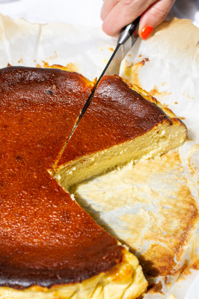 Basque cheesecake