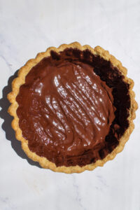 chocolate lined crust