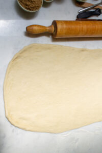 Rolled Milk Bread Cinnamon Rolls Dough