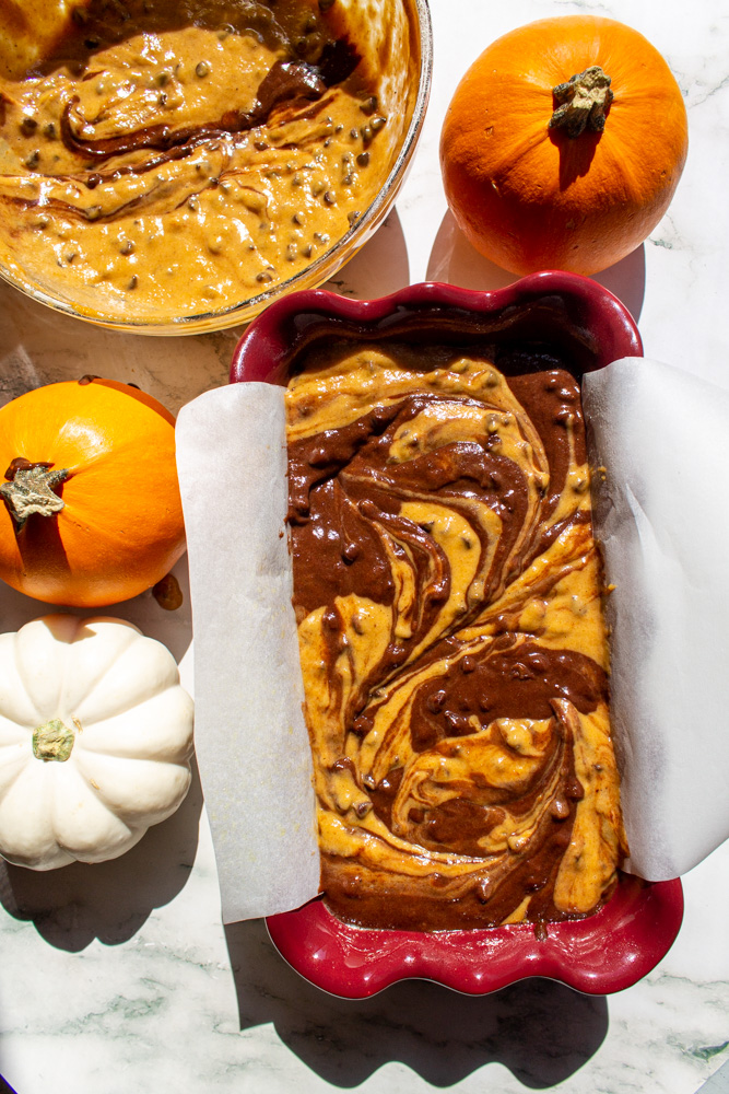 Marbled Pumpkin Bread