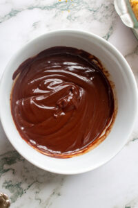 chocolate ganache topping