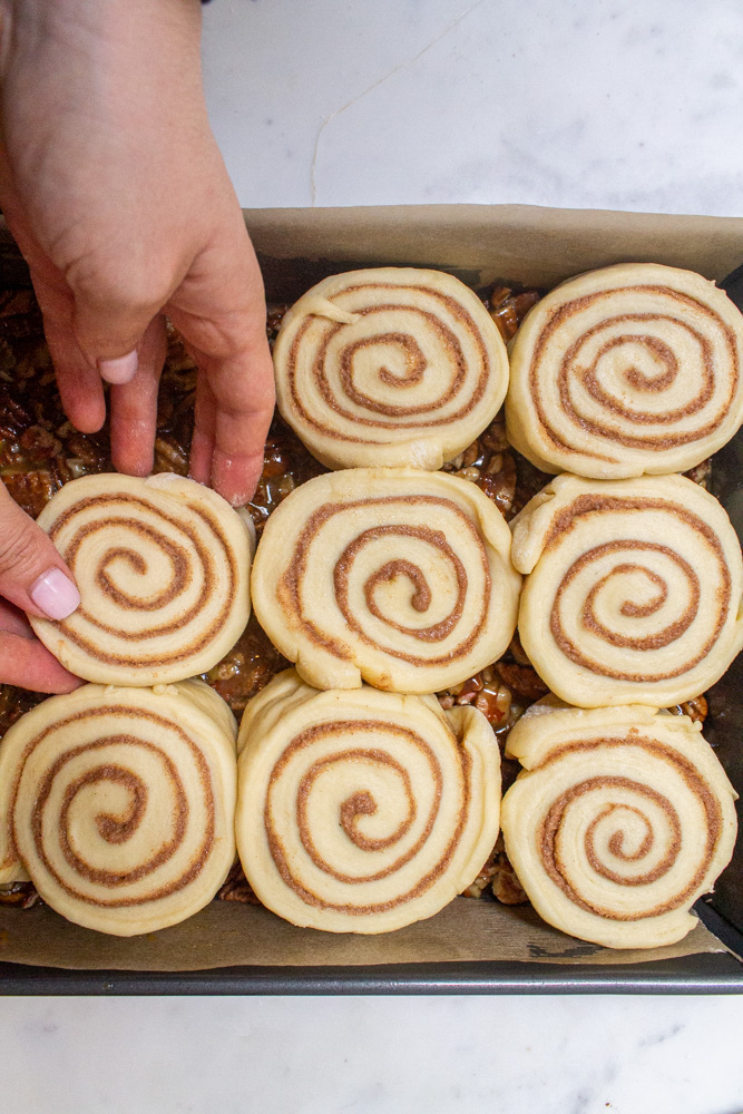 pecan rolls before baking