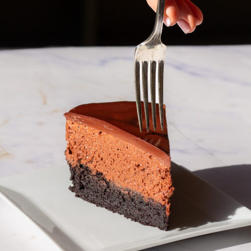 Black Tie Mousse Cake Recipe - Four Layer Mousse Cake | Bonni Bakery