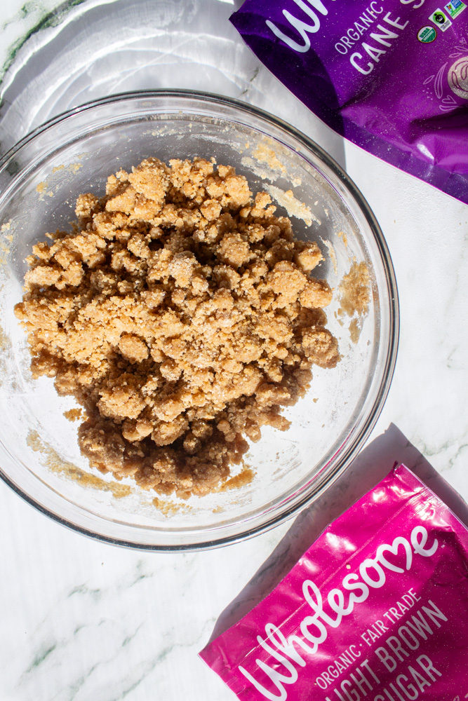 bakery style crumble topping