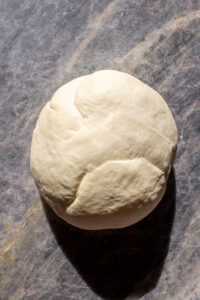 bagel dough after kneading