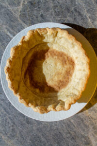 pre-baked pie crust