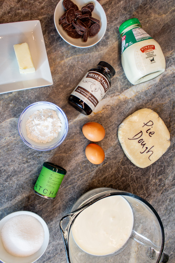 matcha cream pie ingredients
