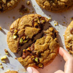 pistachio chocolate chip cookies