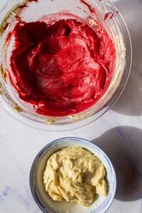 red velvet marble loaf