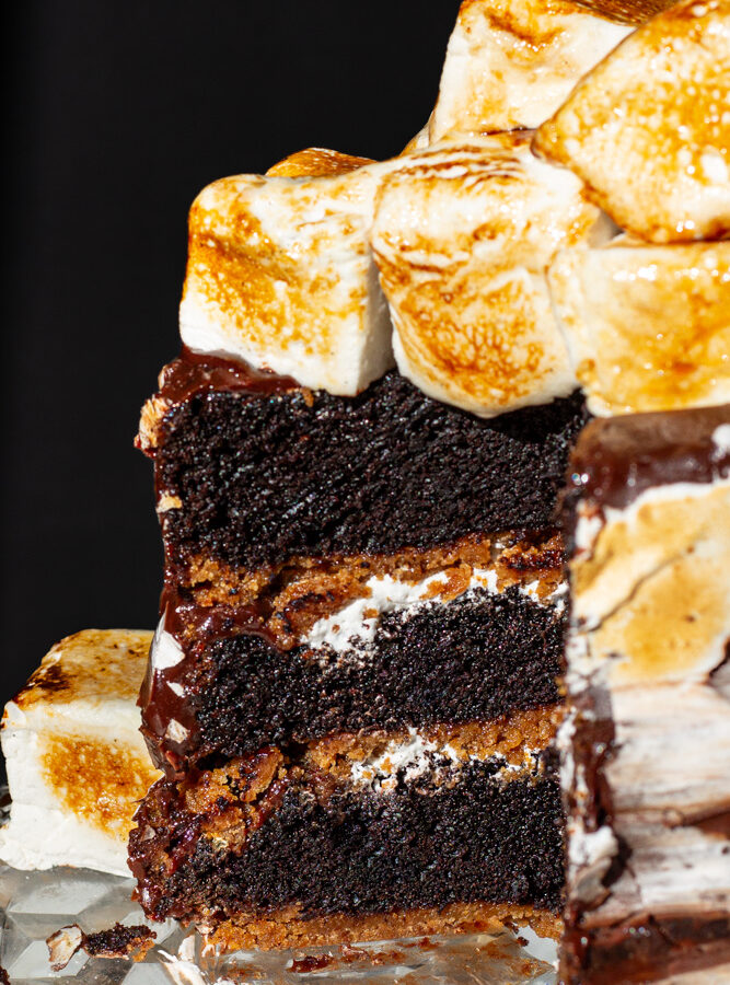 s'mores cake