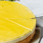 triple lemon mousse cake