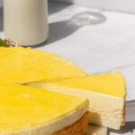 triple lemon mousse cake