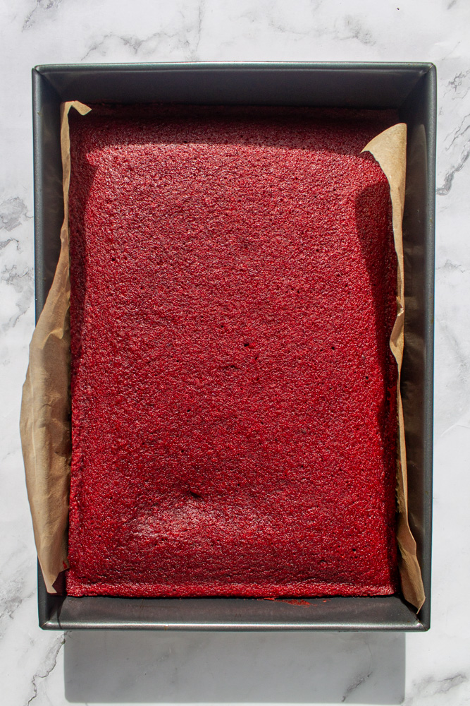 Red Velvet Sheet Cake - Kitchen-by-the-sea