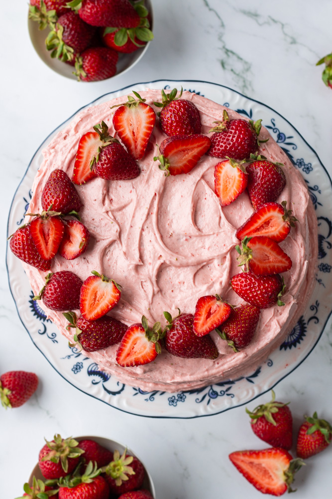 strawberry cake