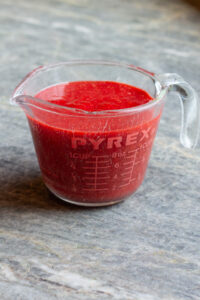 strawberry puree