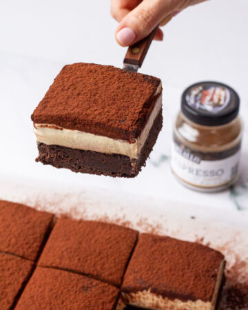 Tiramisu brownies