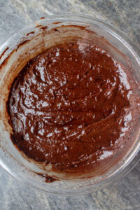 Espresso brownie batter