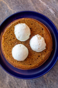 pumpkin cake with cream cheese icing