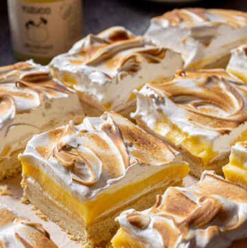 yuzu meringue pie bars