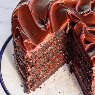 12 layer chocolate cake