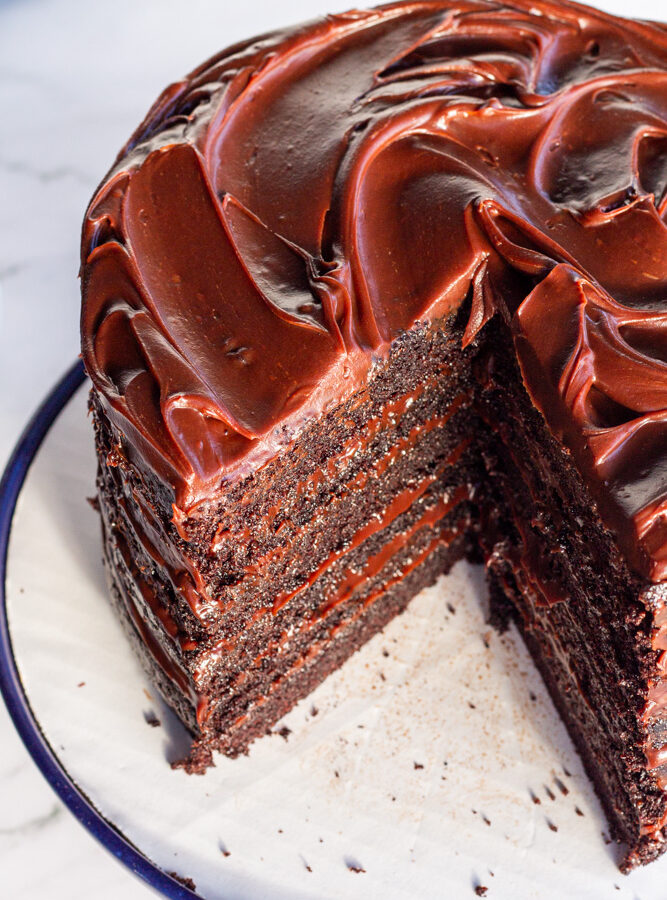 12 layer chocolate cake