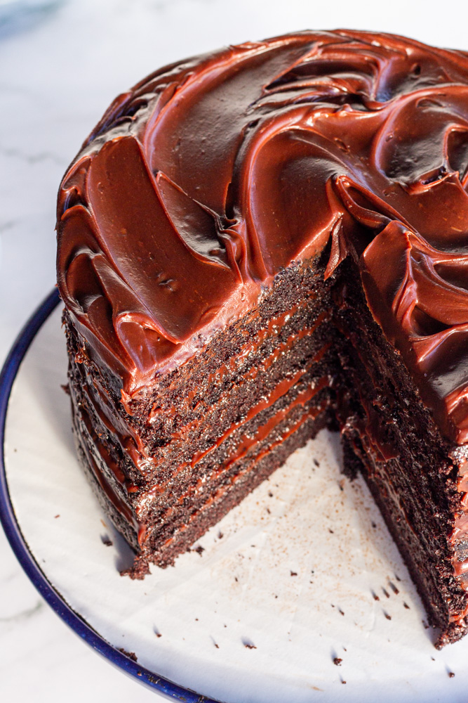 12 layer chocolate cake